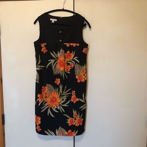 🌸🌸Dress Barn SZ 14.  Sleeveless flowered dress
